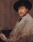 James Mcneill Whistler Arrangement in Gray oil on canvas